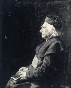105001 Portret van G.W. van Heukelum, geboren 1834, kapelaan van de St. Catharijnekerk te Utrecht (1860-1900), kanunnik ...
